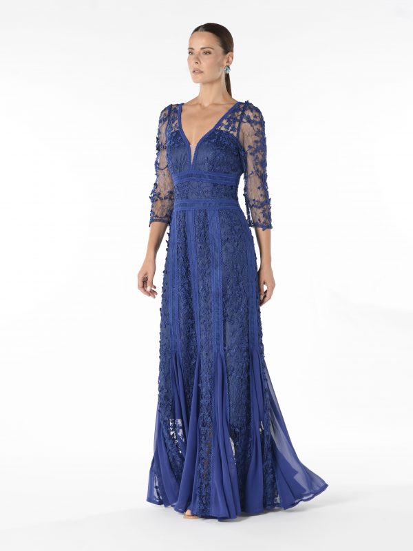 Vestido Imperial Azul – FASSINA COLLECTIONS (Unidades Limitadas)