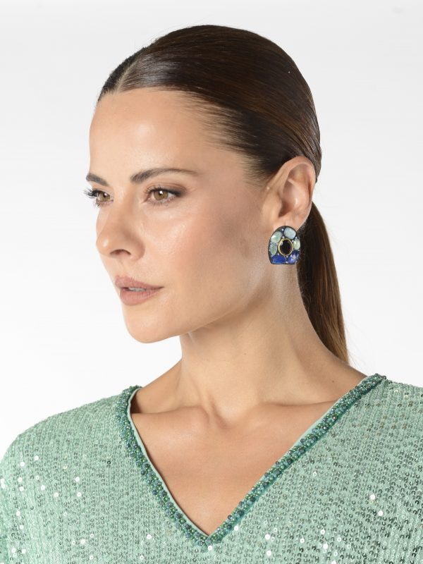 Pendientes Gemma Noire – Joyería Artesanal con Gemas Naturales