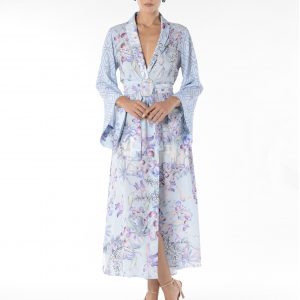 kimono largo estampado mujer Marchè Collection 2025