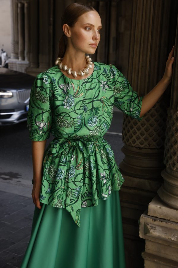 Blusa Botánica – MARCHÈ COLLECTION (Edición Limitada)