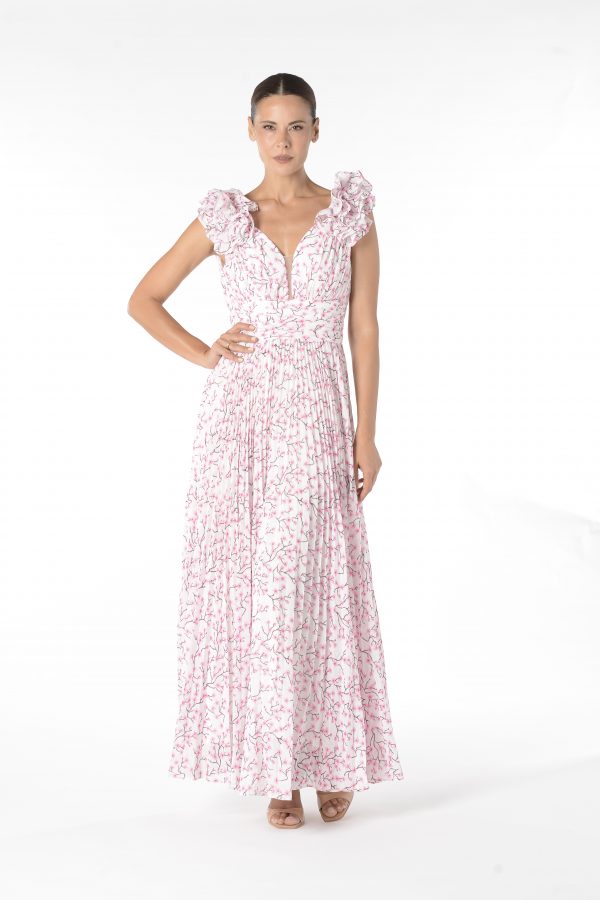 Vestido Largo Rosa – – FASSINA COLLECTIONS (Unidades Limitadas)