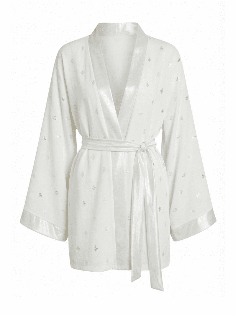 Kimono Jacquard Cinturón