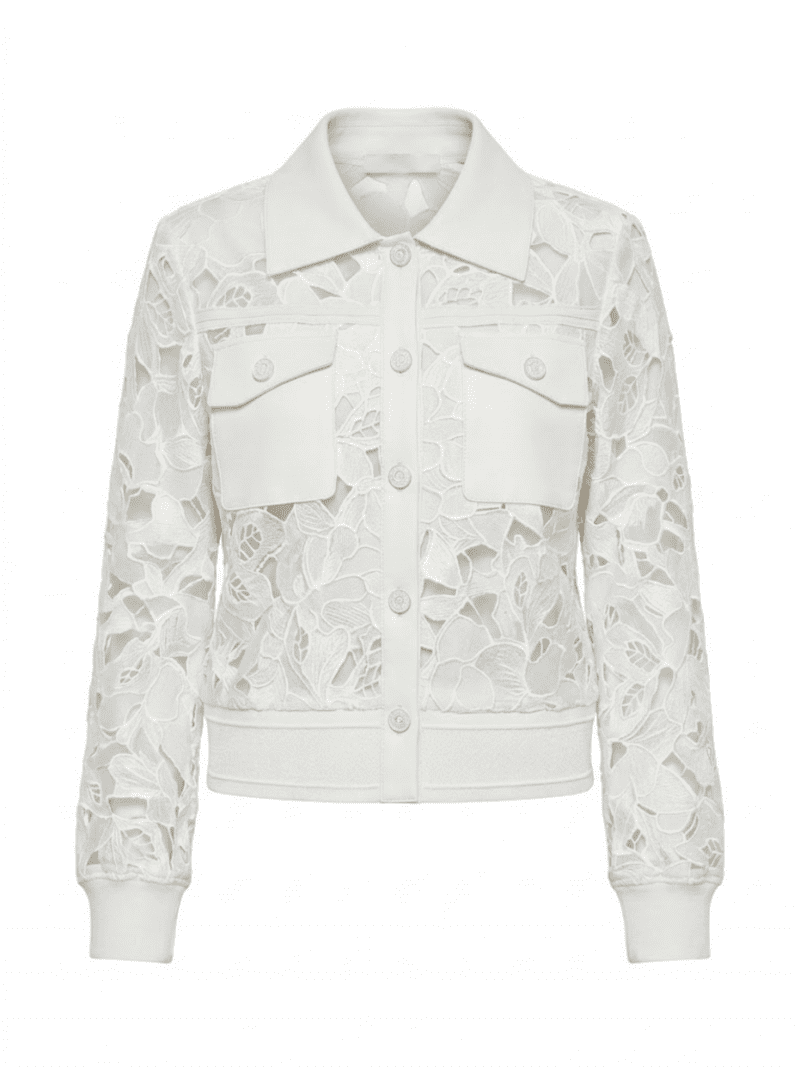 Chaqueta Guipur Floral